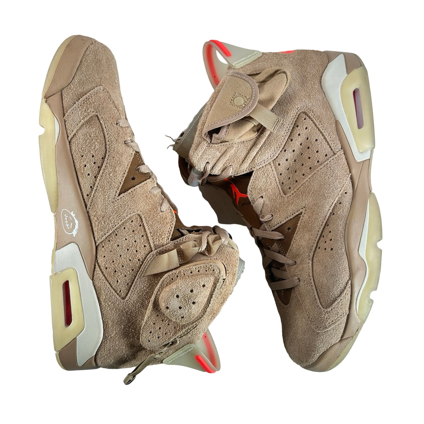 DH0690 200 Jordan 6 Retro Travis Scott British Khaki [USED] - 13 M (Used6)