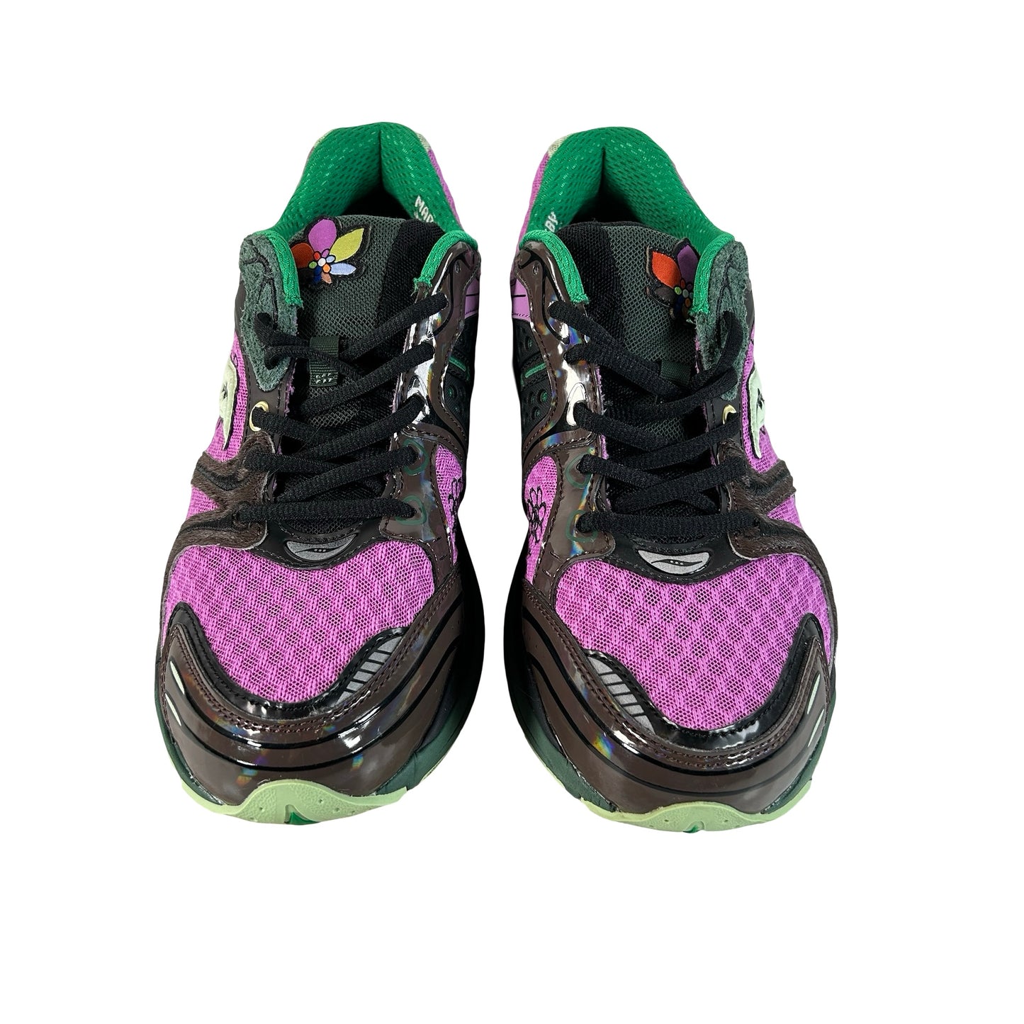 S70966 3 Saucony ProGrid Triumph 4 Jae Tips Flowers Grow Uptown Perilla [USED] - 9.5 M (Used)