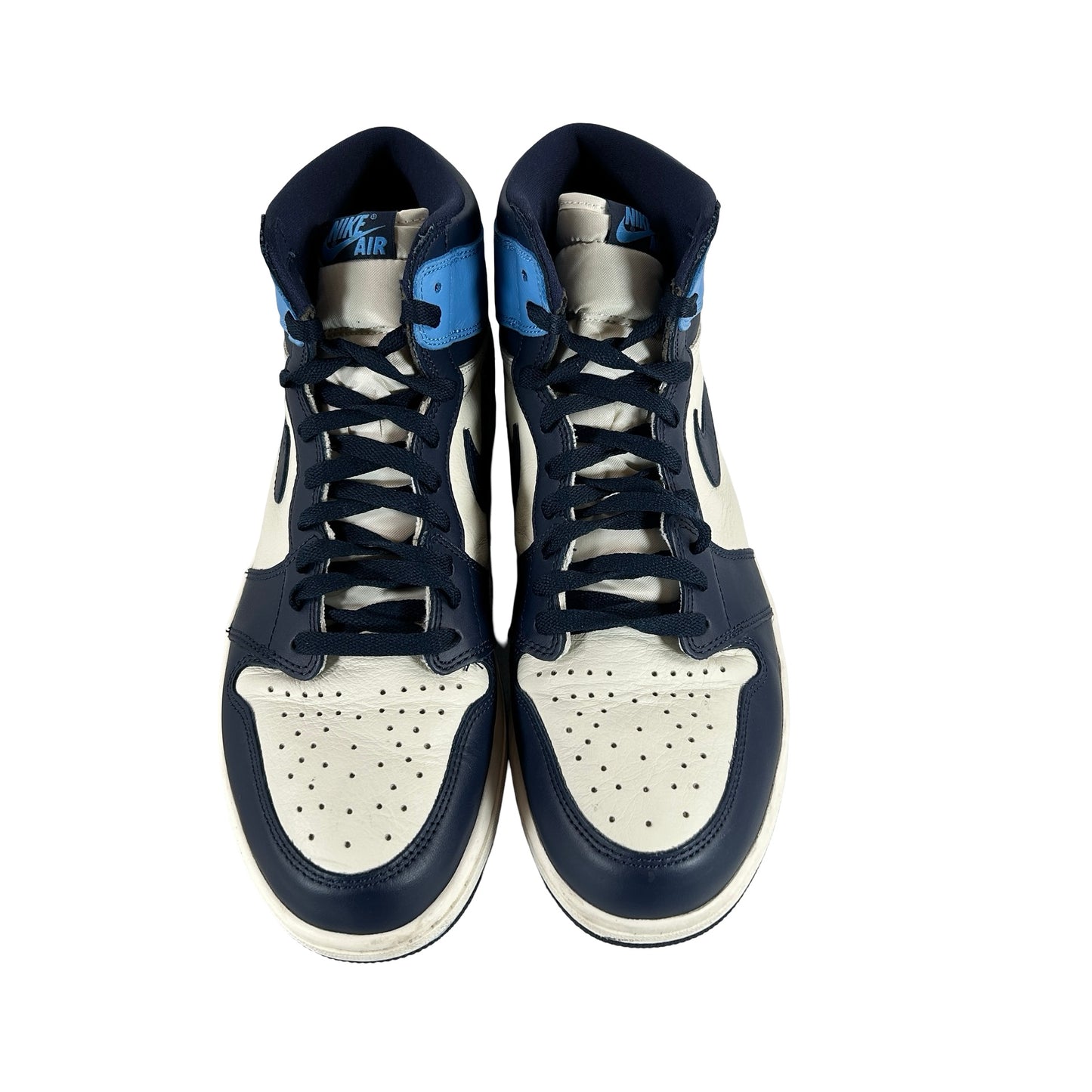 555088 140 Jordan 1 Obsidian UNC [USED] - 12 M (Used2) (No Box2)