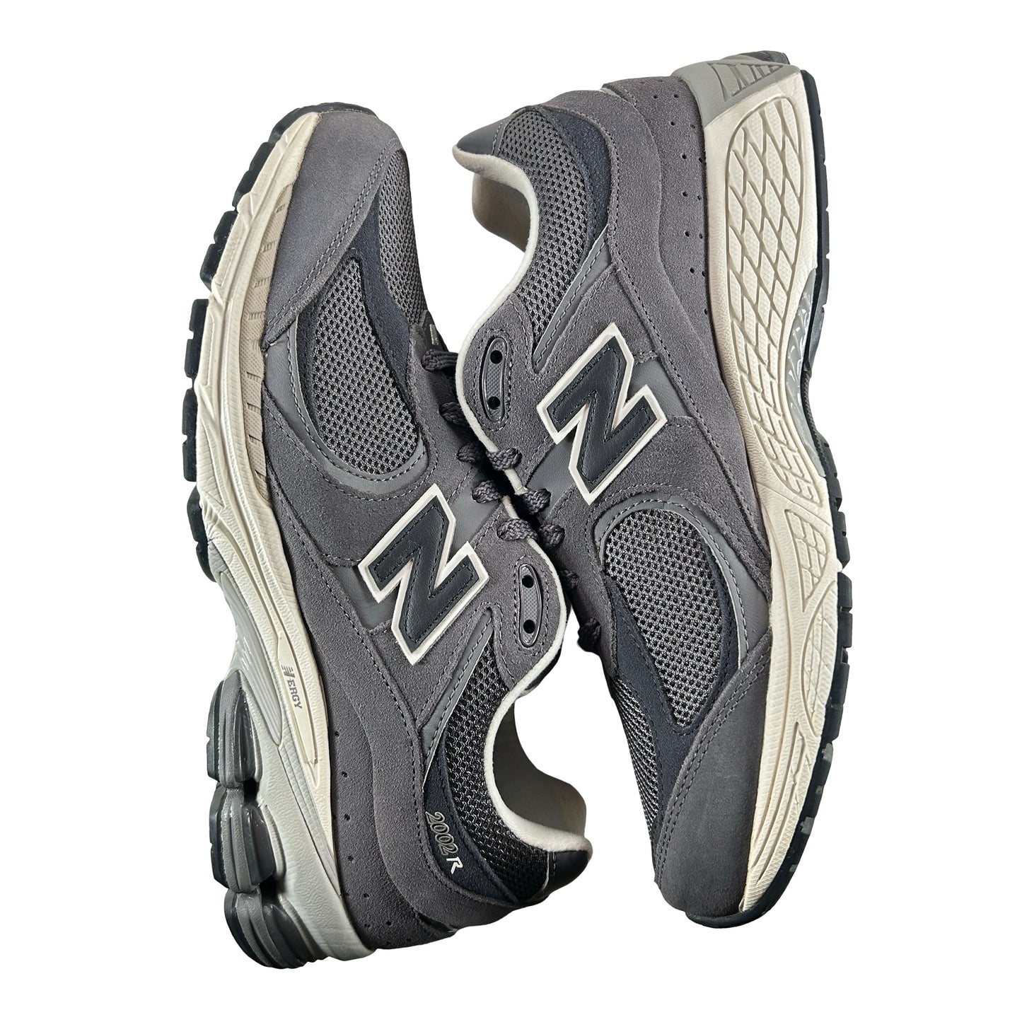 M2002RFL New Balance 2002R Monochrome Pack Grey [USED] - 9.5 M (Used) (No Box)