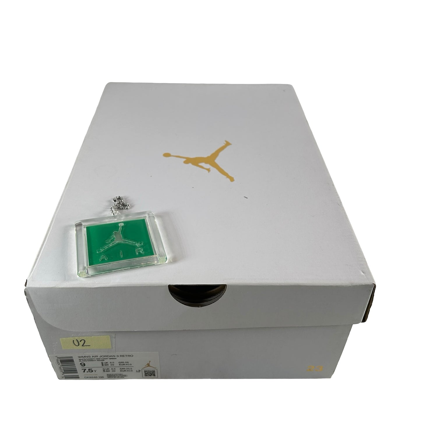 CK9246 136 Jordan 3 Retro Lucky Green (W) [USED] - 9 W (Used2)
