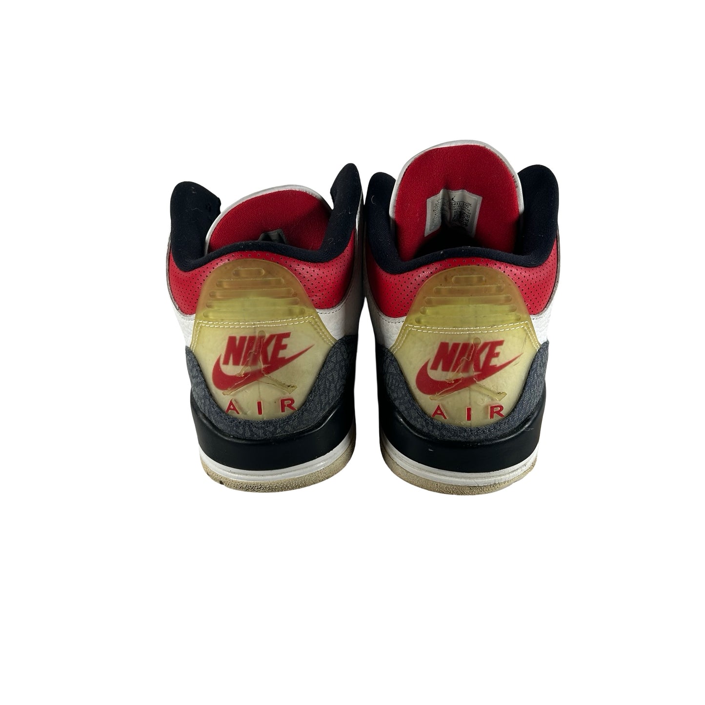 CZ6431 100 Jordan 3 Retro SE Fire Red Denim (2020) [USED] - 10.5 M (Used) (No Box)