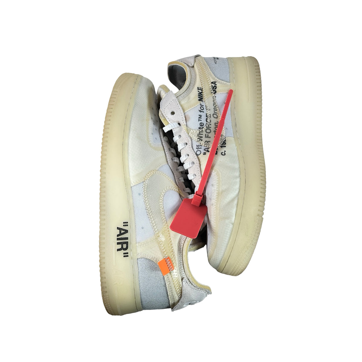 AO4606 100 Nike Air Force 1 Low Off-White [USED] - 10 M (Used2)