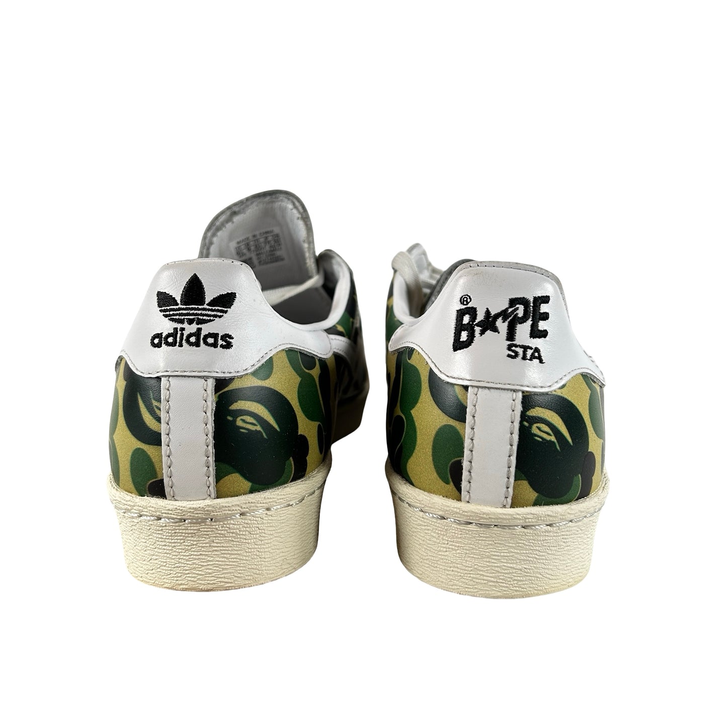 GZ8981 adidas Superstar Bape ABC Camo Green [USED] - 9.5 (Used)
