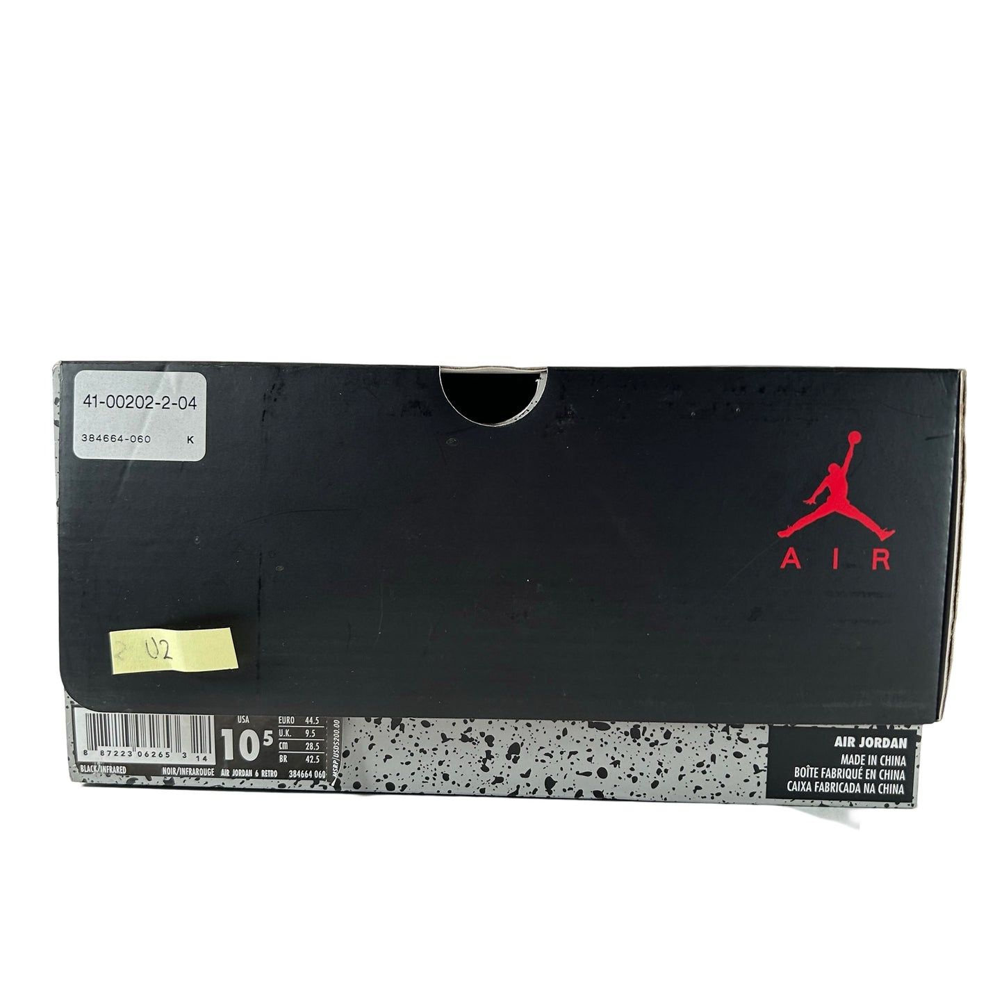 384664 060 Jordan 6 Retro Black Infrared (2019) [USED] - 10.5 (Used2)