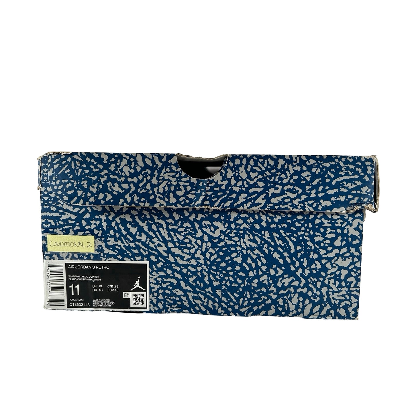 CT8532 148 Jordan 3 Retro Wizards [CONDITIONAL] - 11 M (Yellowing2)