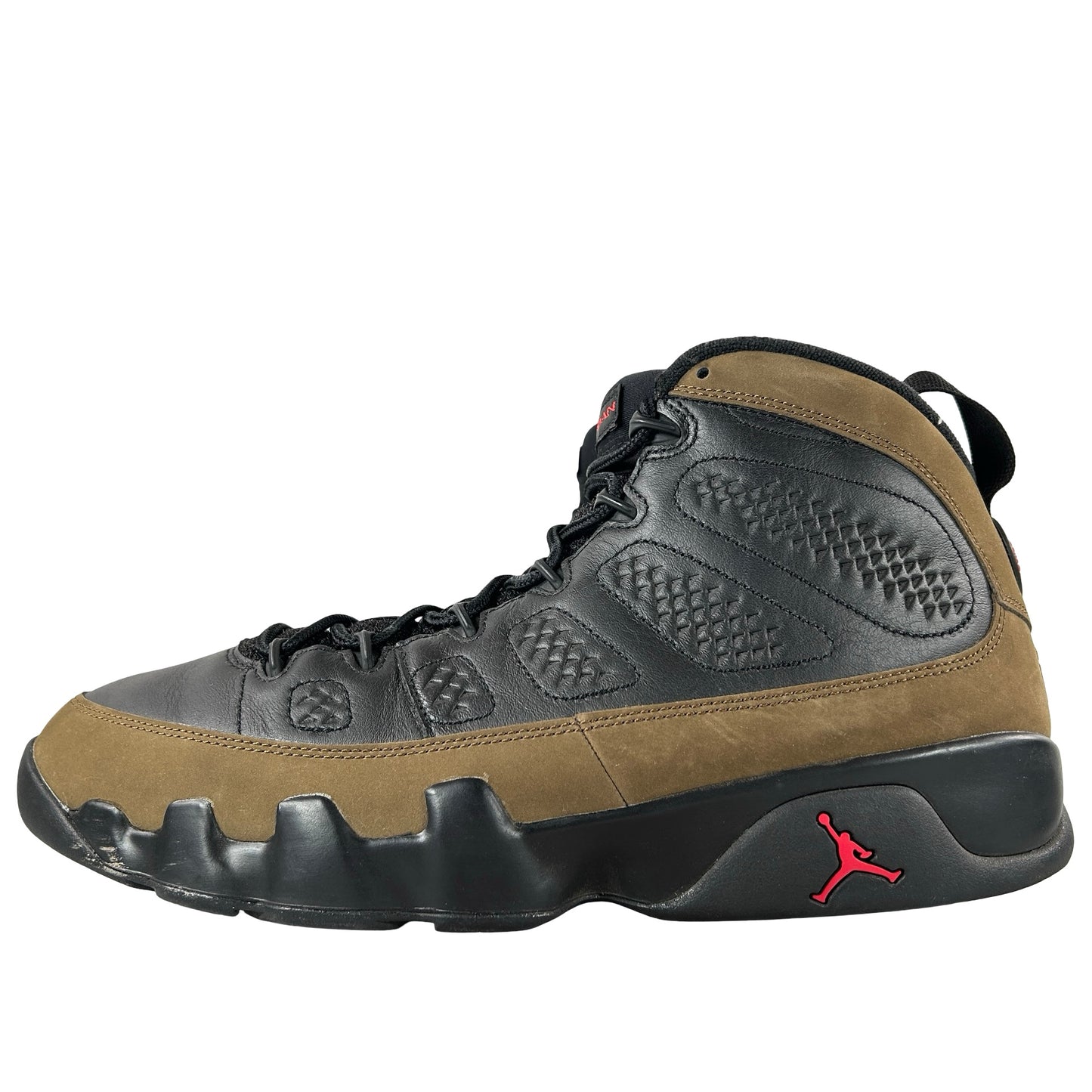 HV4794 030 Air Jordan 9 Retro Olive (2024) [USED] - 11.5 M (Used) (No Box)