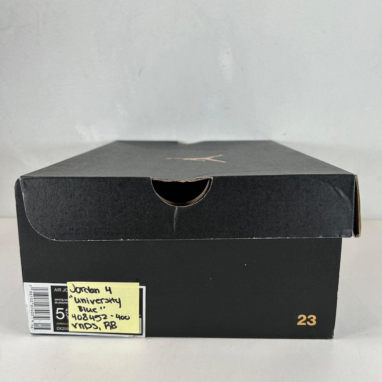 408452 400 Jordan 4 Retro University Blue (GS) [USED] - 6.5 Y (Used) (Replace Box)