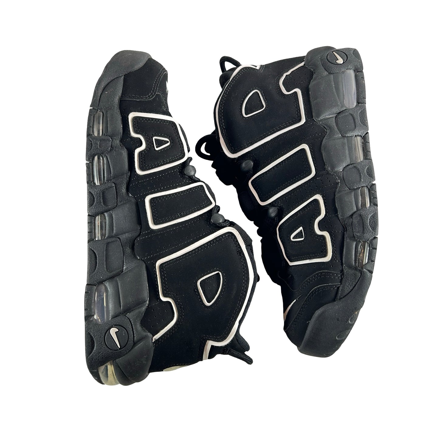 414962 002 Nike Air More Uptempo Black White [USED] - 8 M (Used2)