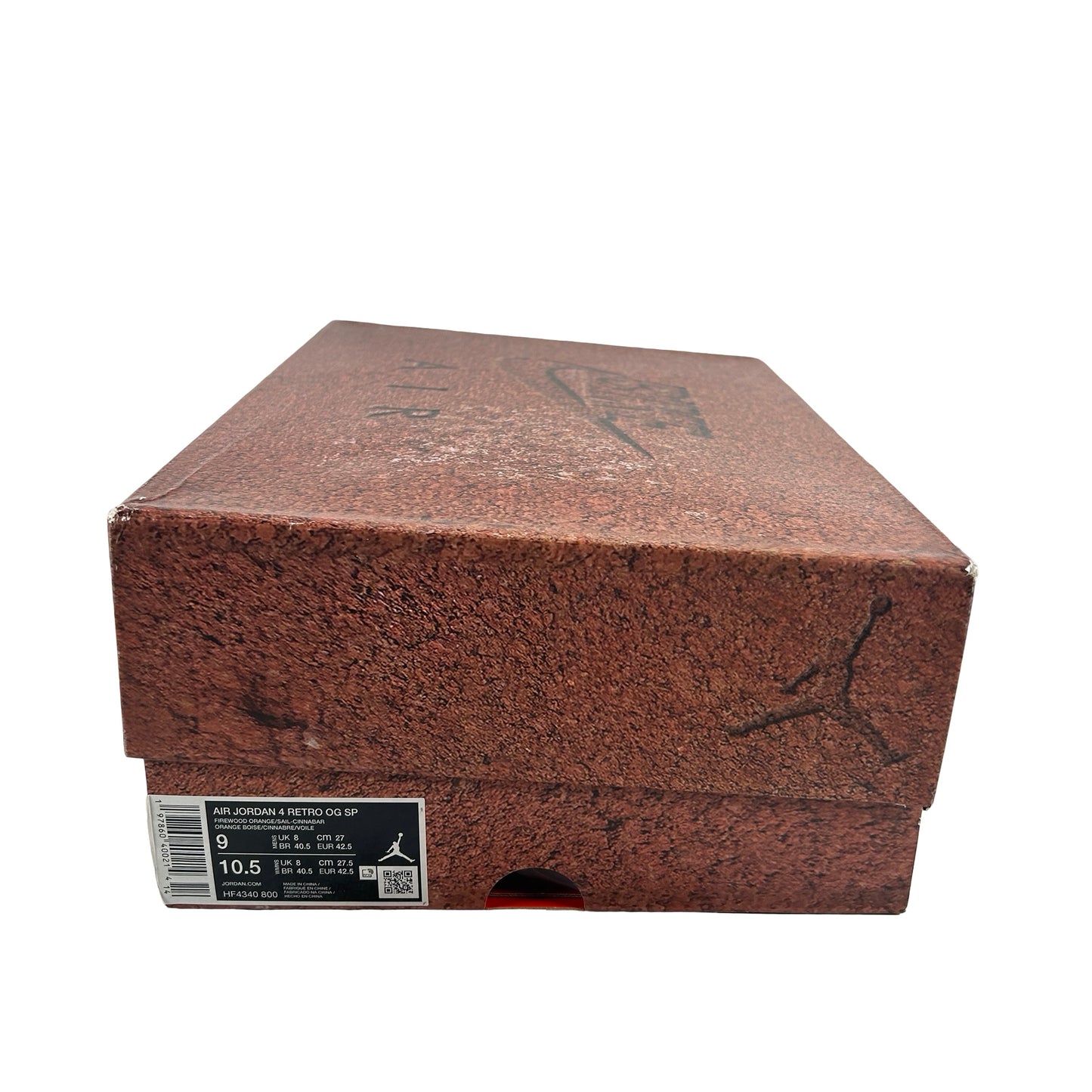 HF4340 800 Air Jordan 4 Retro OG SP Nigel Sylvester Brick by Brick [USED] - 9 M (Used)