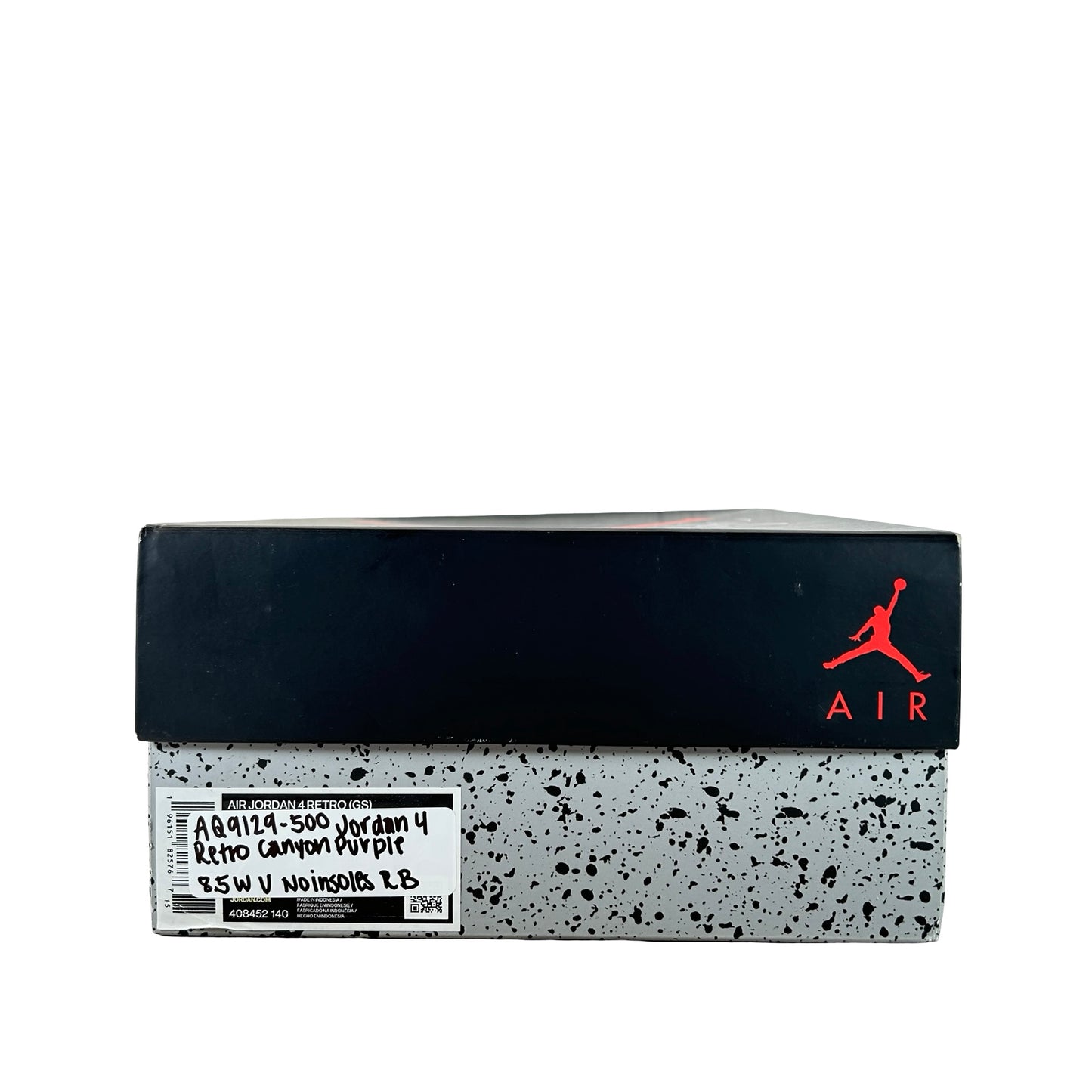AQ9129 500 Jordan 4 Retro Canyon Purple [USED] - 8.5 W (Used) (No Insoles) (Replace Box)