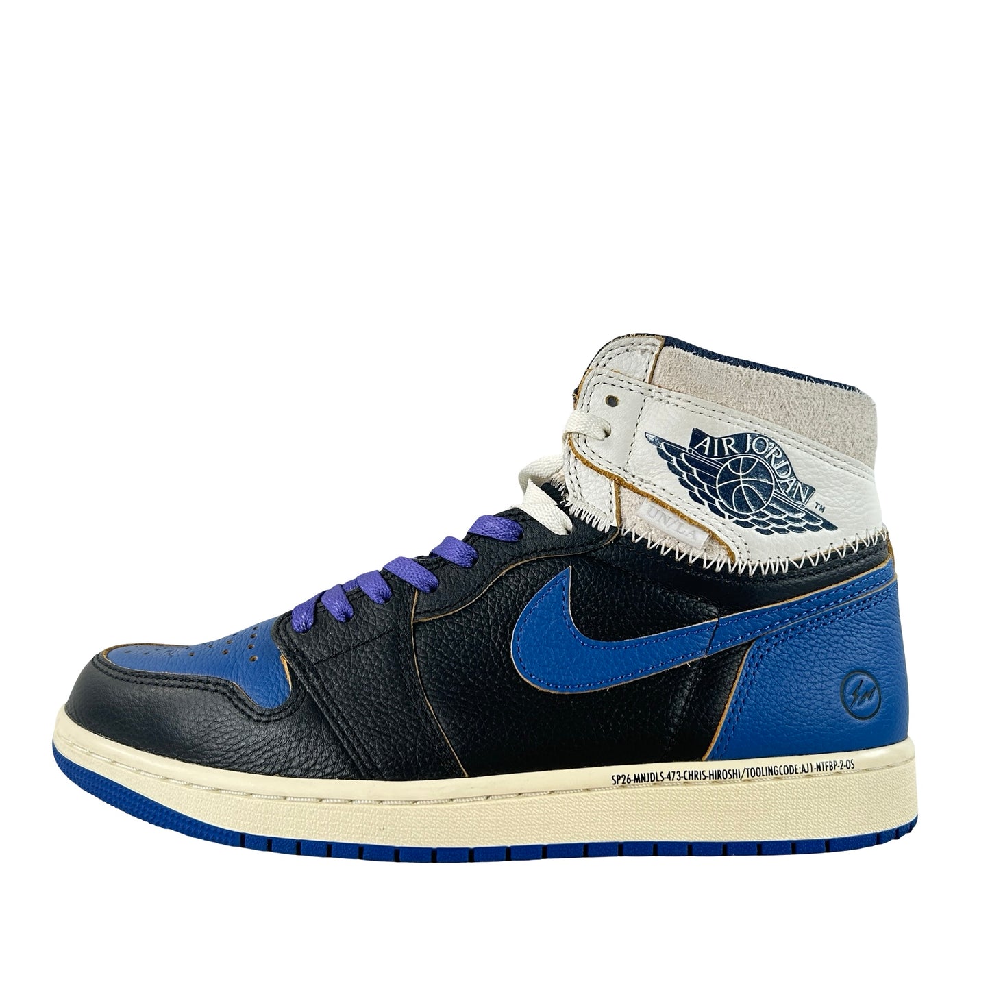 IO7847 001 Jordan 1 Retro High OG SP Fragment x Union LA Sport Royal [USED] - 9 M (Used2)
