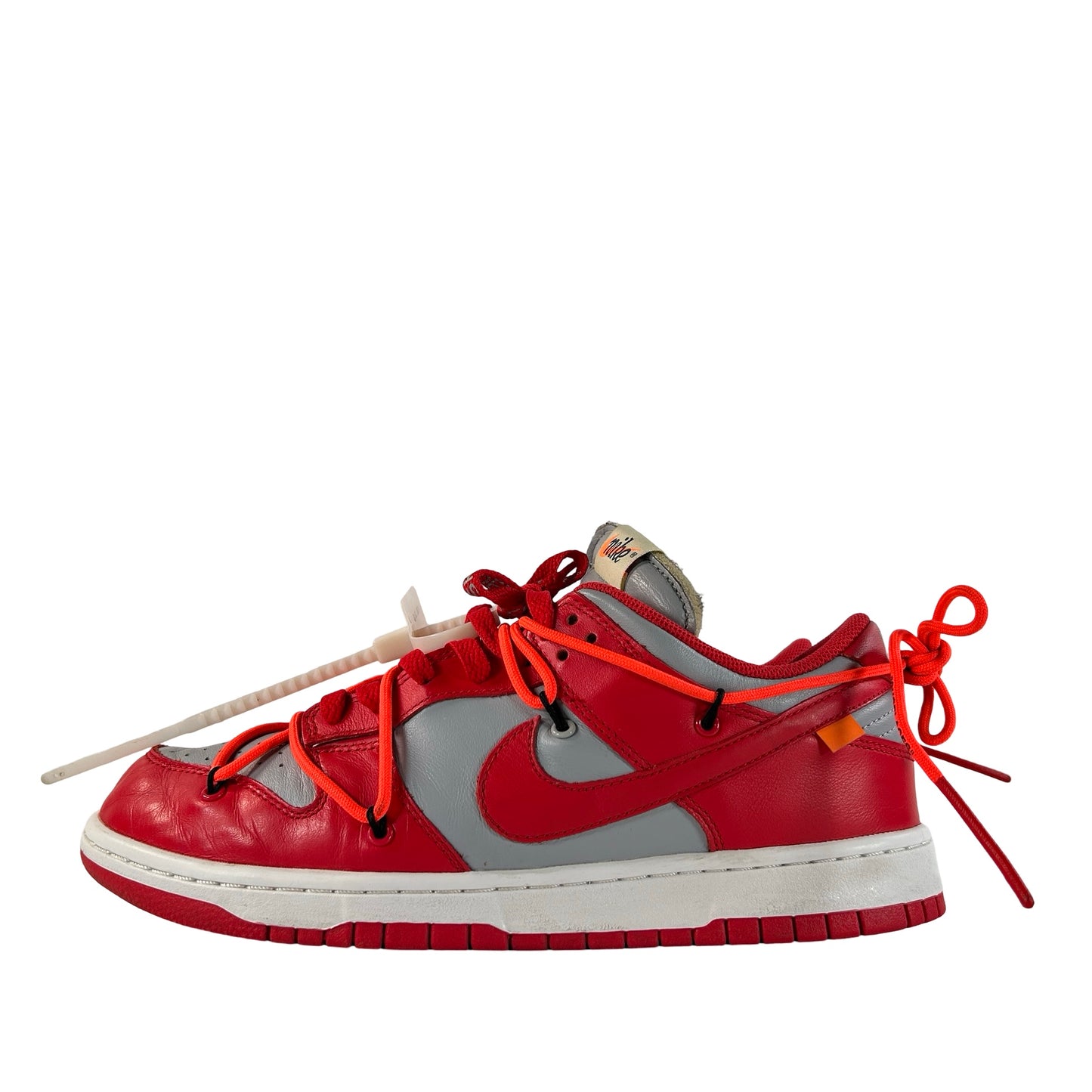 CT0856 600 Dunk Low Off-White Red [USED] - 9.5 M (Used)
