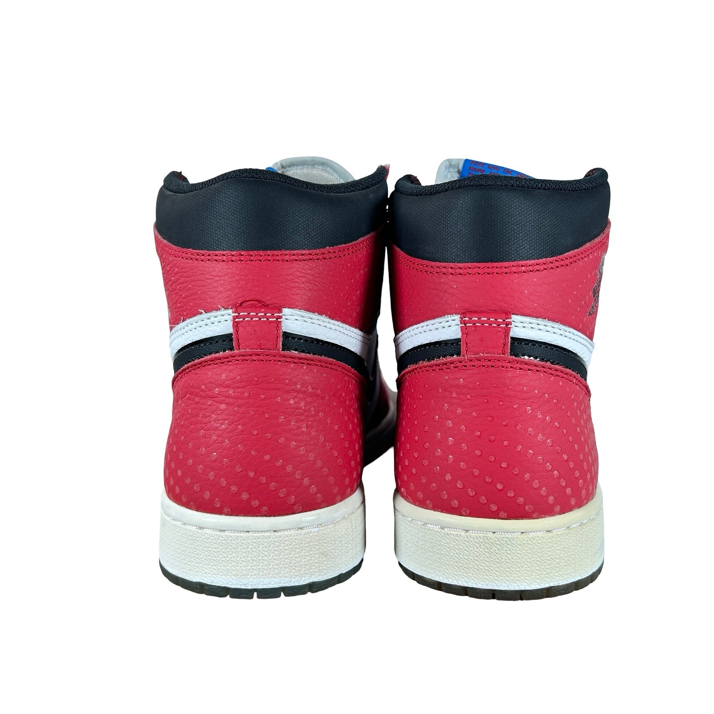 555088 602 Jordan 1 Retro High Spider-Man Origin Story - 13 M (Yellowing Soles) (Yellowing Midsoles)