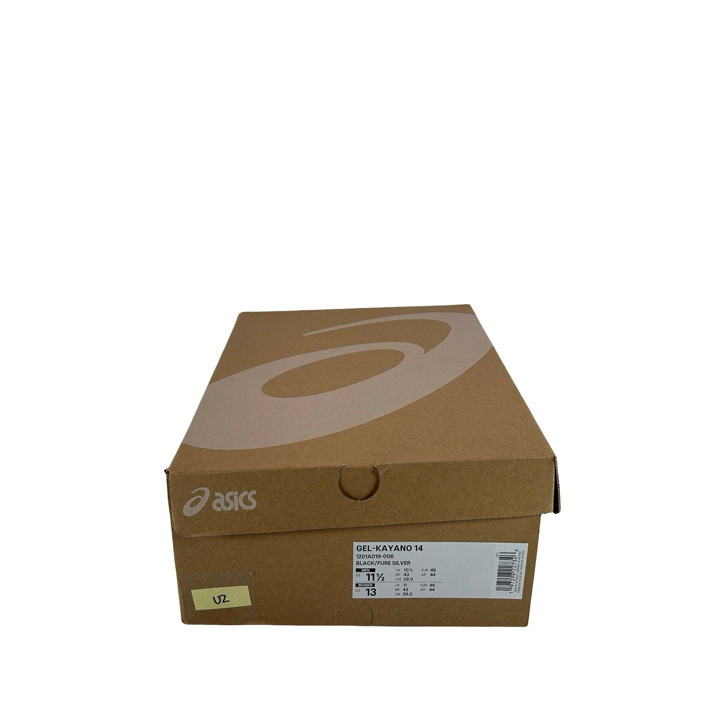 1201A019 006 ASICS Gel-Kayano 14 Black Pure Silver [USED] - 11.5 M (Used2)