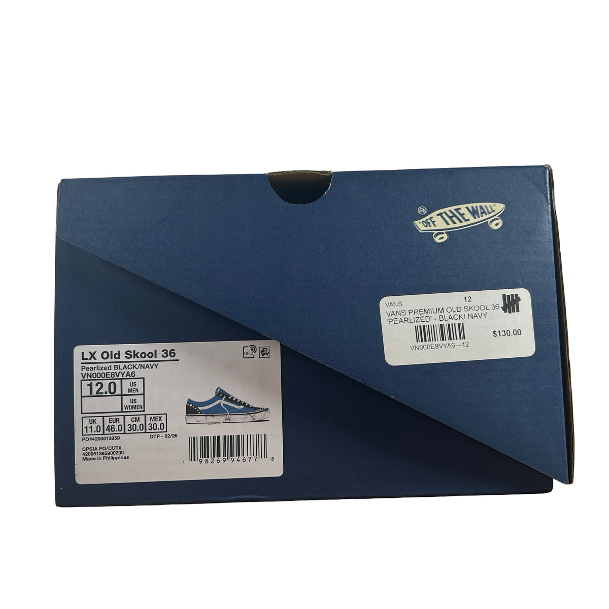 VN000E8VYA6 Vans LX Old Skool 36 Pearlized Pack Black Navy [USED] - 12 M (Used)
