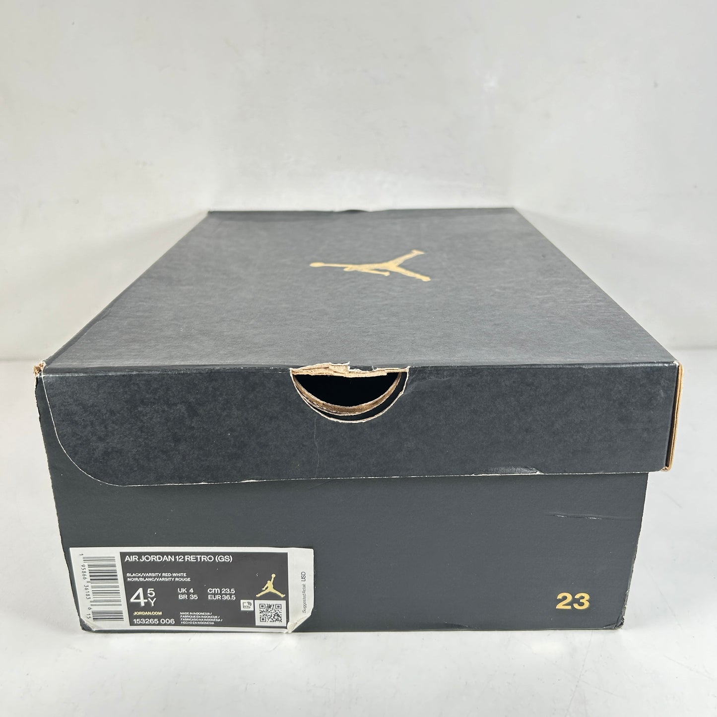 153265 006 Jordan 12 Retro Playoffs (2022) (GS) [USED] - 4.5 Y (Used)