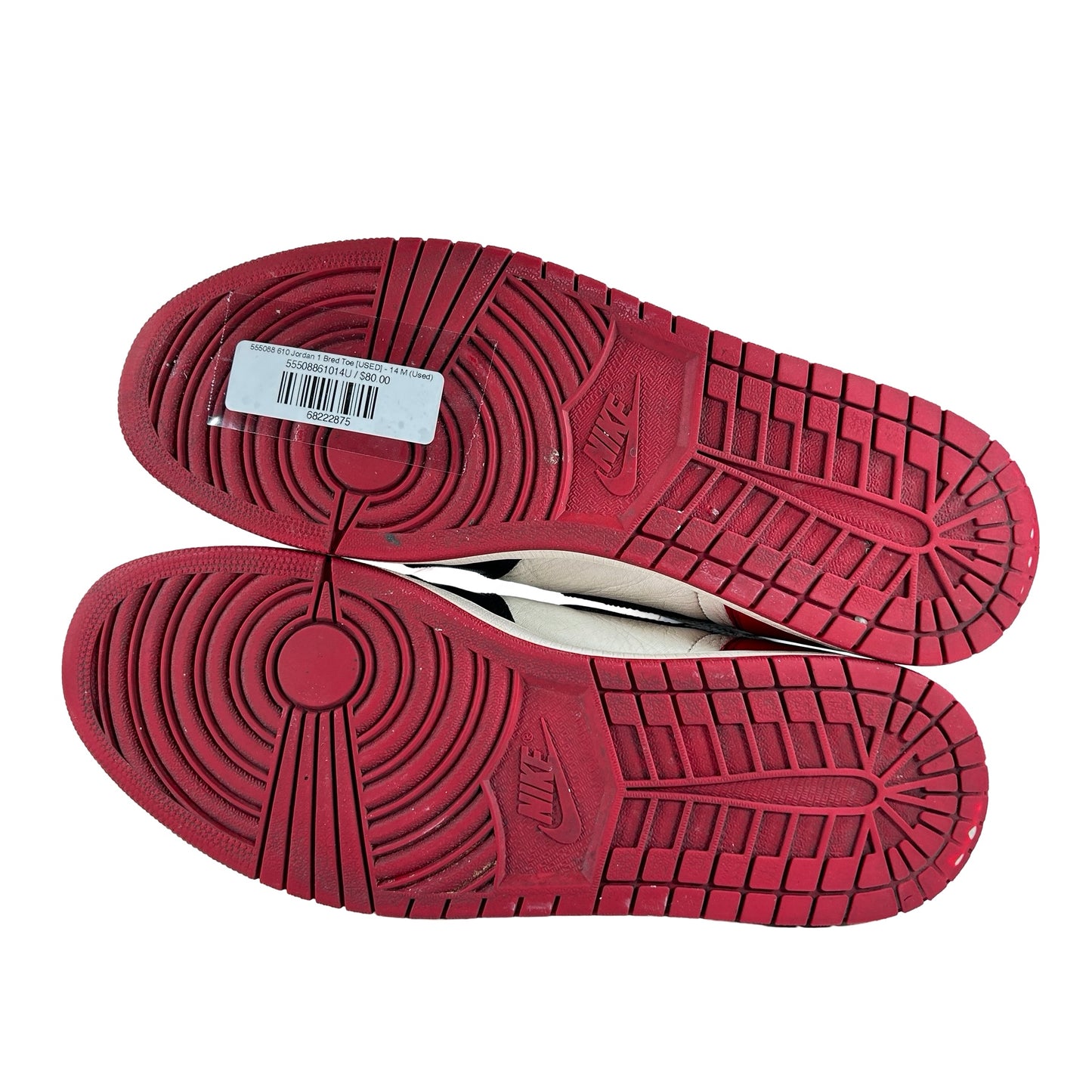 555088 610 Jordan 1 Bred Toe [USED] - 14 M (Used)