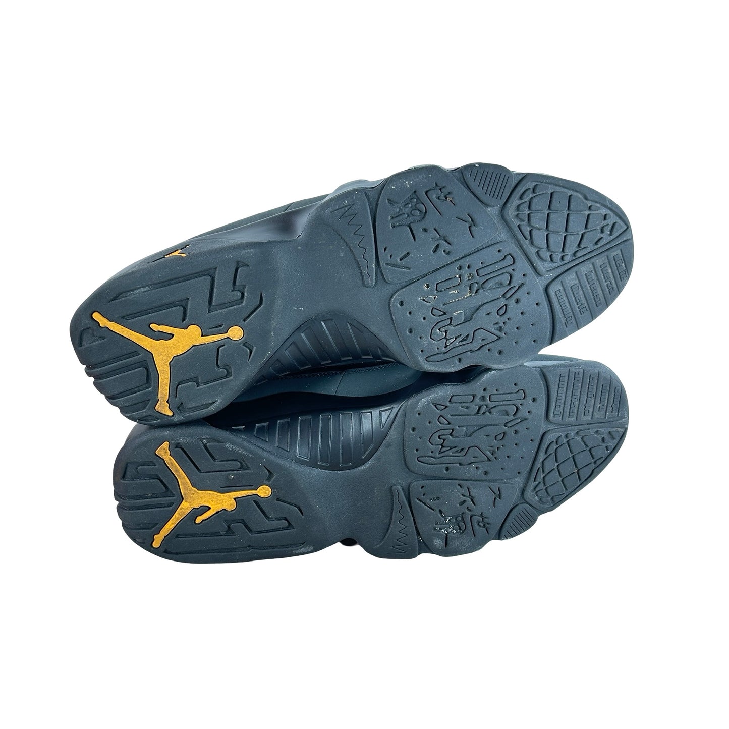 9 Retro Dark Charcoal University Gold [USED] - 12 M (Used) (Replace Box)