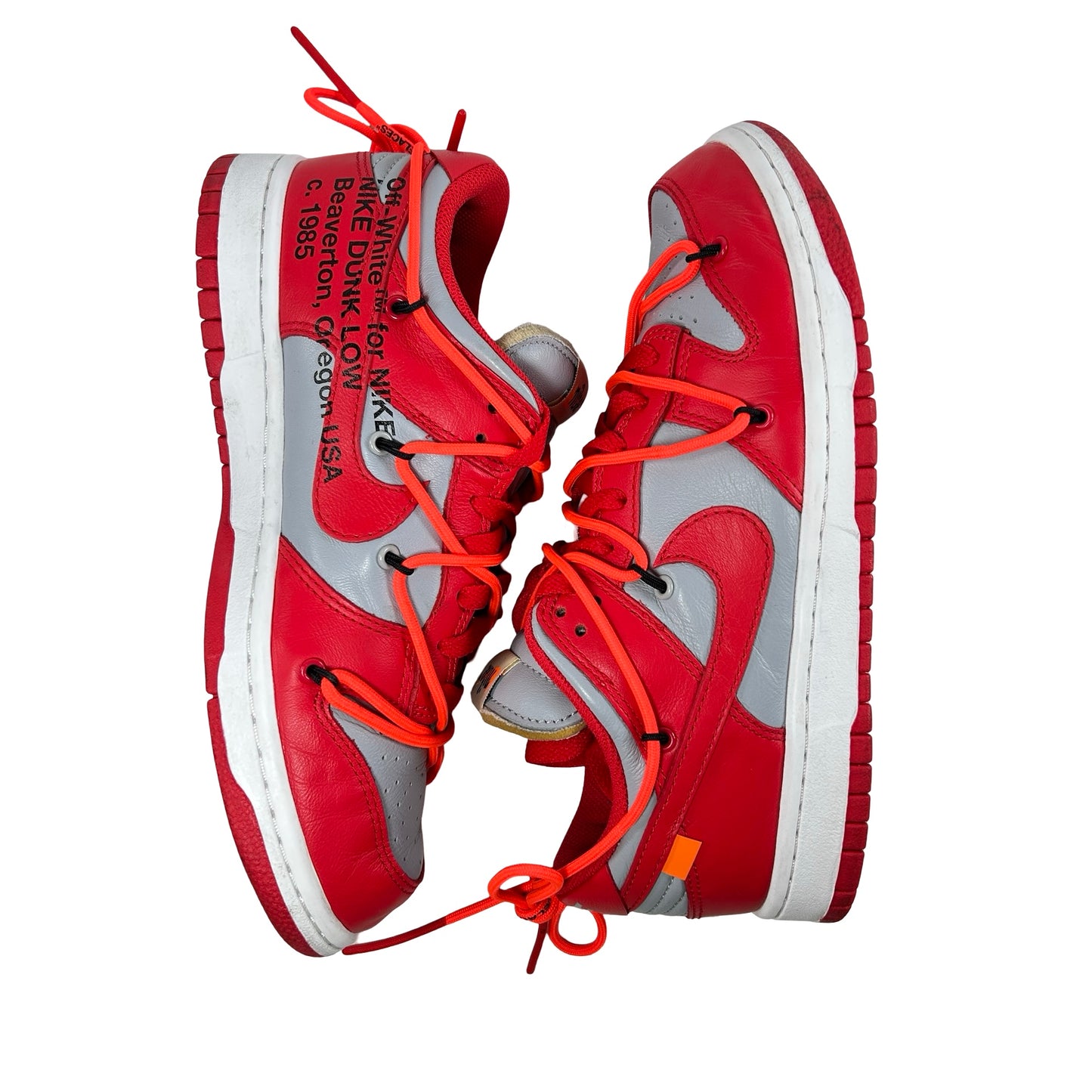 CT0856 600 Dunk Low Off-White Red [USED] - 7 M (Used2)