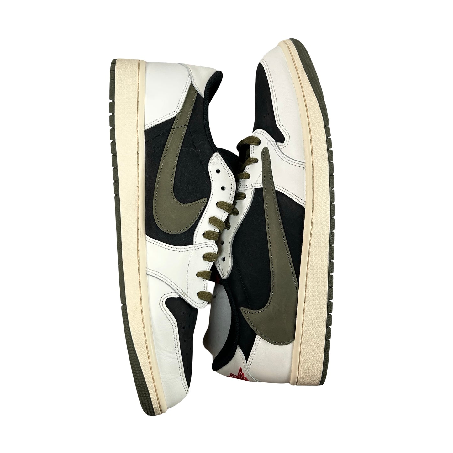 DZ4137 106 Jordan 1 Retro Low OG SP Travis Scott Olive (W) [USED] - 14.5 W (Used)