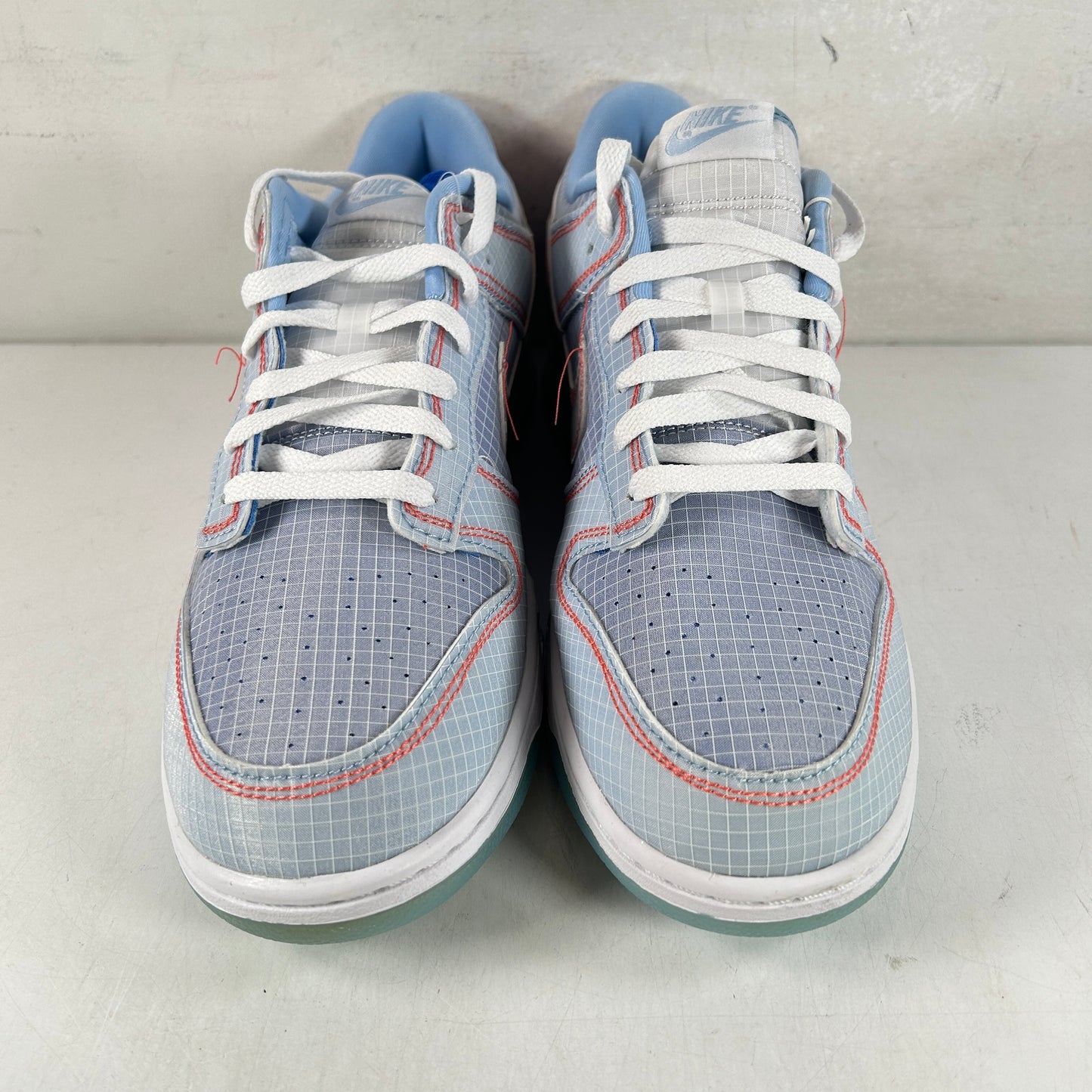 DJ9649 400 Nike Dunk Low Union Passport Pack Argon [CONDITIONAL] - 10.5 M (Slight Yellowing on Right Shoe)