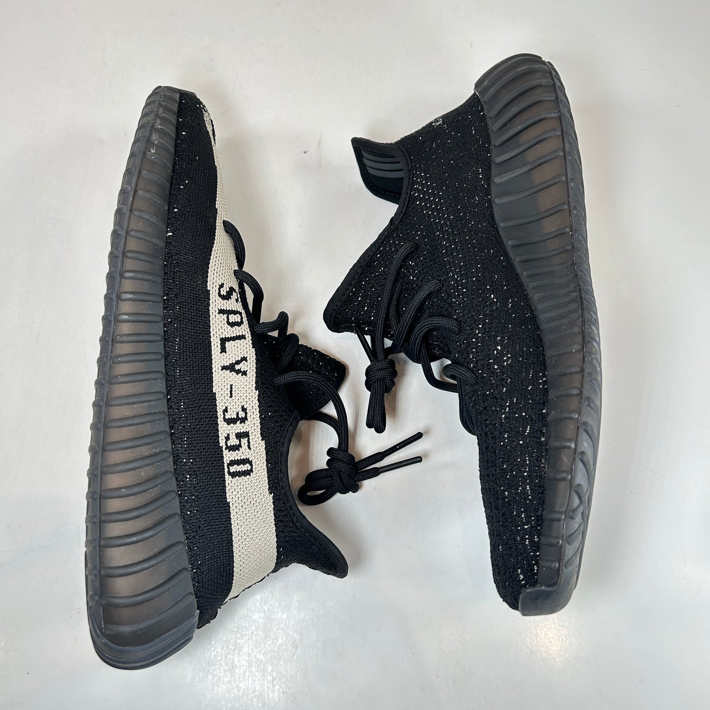 BY1604 adidas Yeezy Boost 350 V2 Core Black White [USED] - 11.5 M (Used)