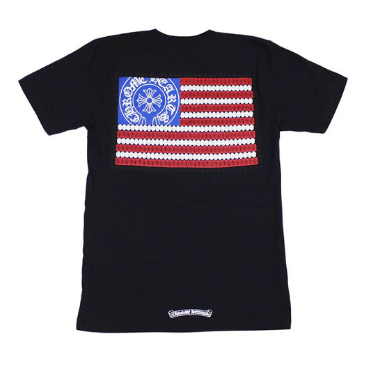 Chrome Hearts American Flag Dagger T-shirt [USED] - M (Used)