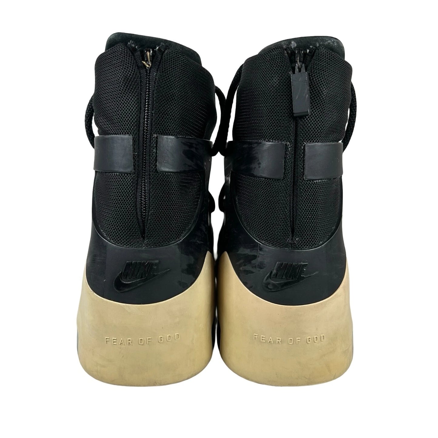 AR4237 001 Nike Air Fear Of God 1 Black [USED] - 8.5 M (Used) (Replace Box)