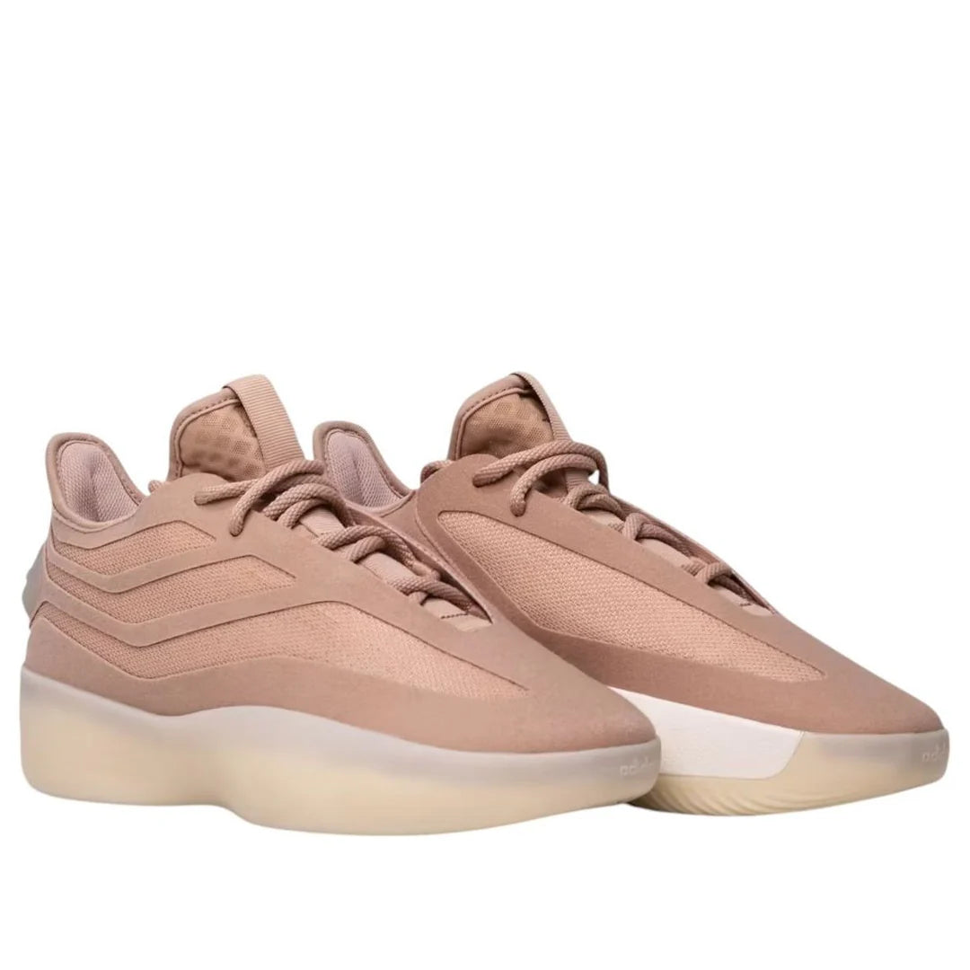 JS0978 adidas Fear of God Athletics II Basketball Low Ash Pearl