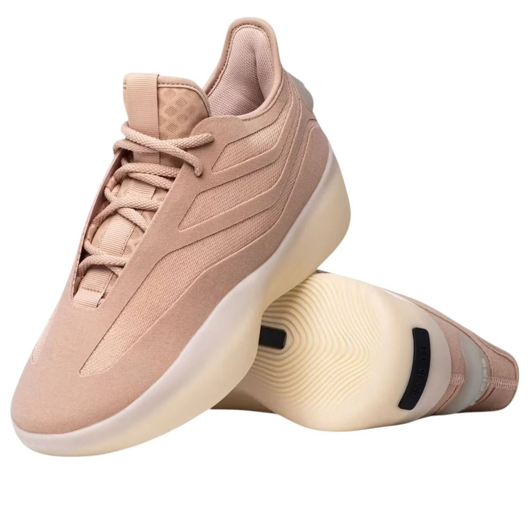 JS0978 adidas Fear of God Athletics II Basketball Low Ash Pearl