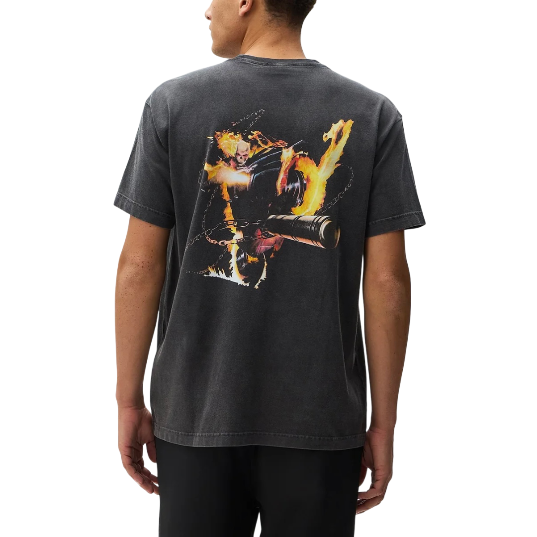Kith Marvel Ghost Rider Vintage Tee Black