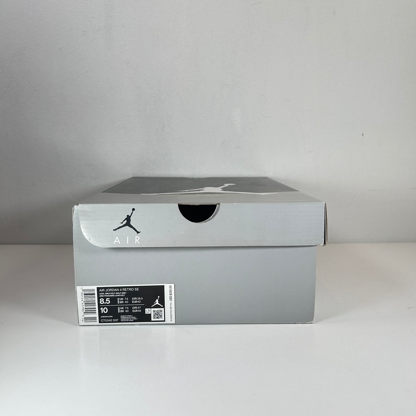CT5342 007 Jordan 4 Retro SE 95 Neon [USED] - 8.5 M (Used)