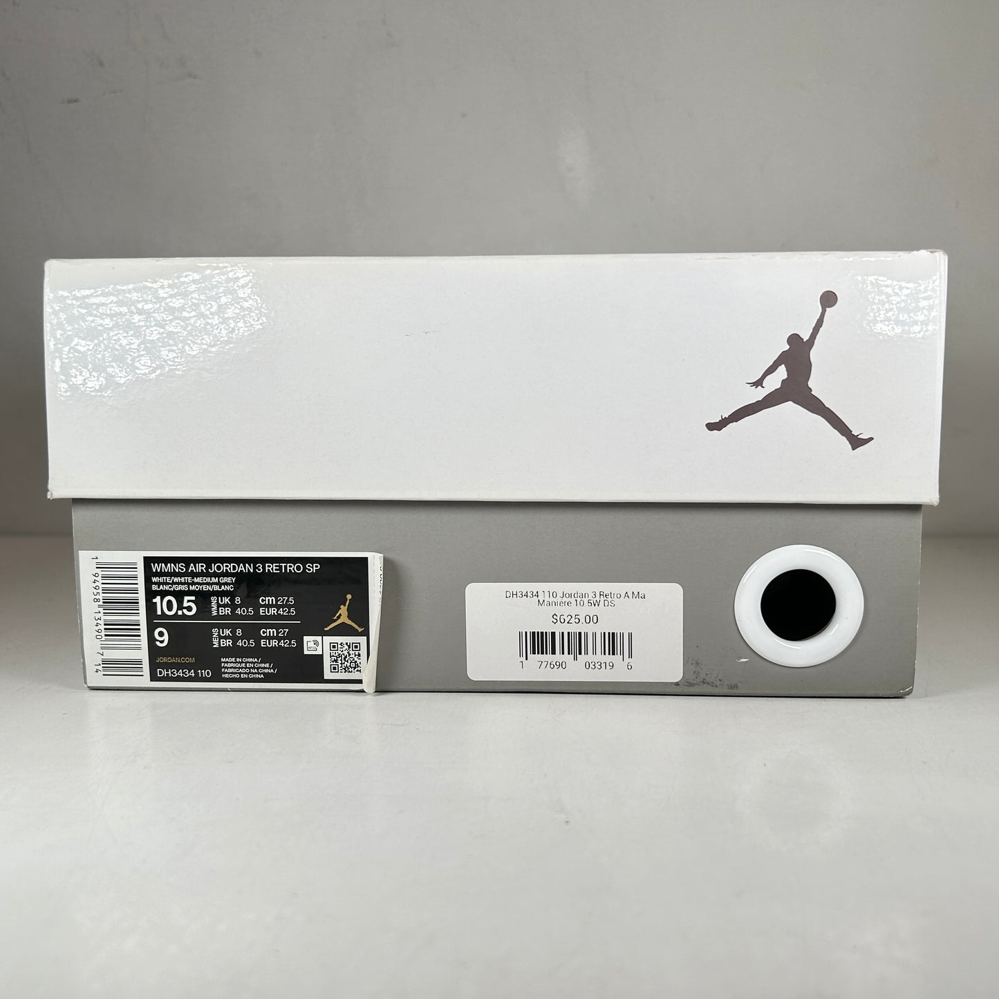 DH3434 110 Jordan 3 Retro A Ma Maniere [USED] - 10.5 W (Used)