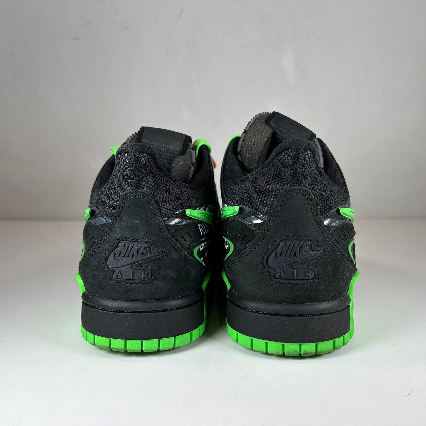 CU6015 001 Nike Air Rubber Dunk Off-White Green Strike [USED] - 9 M (Used)