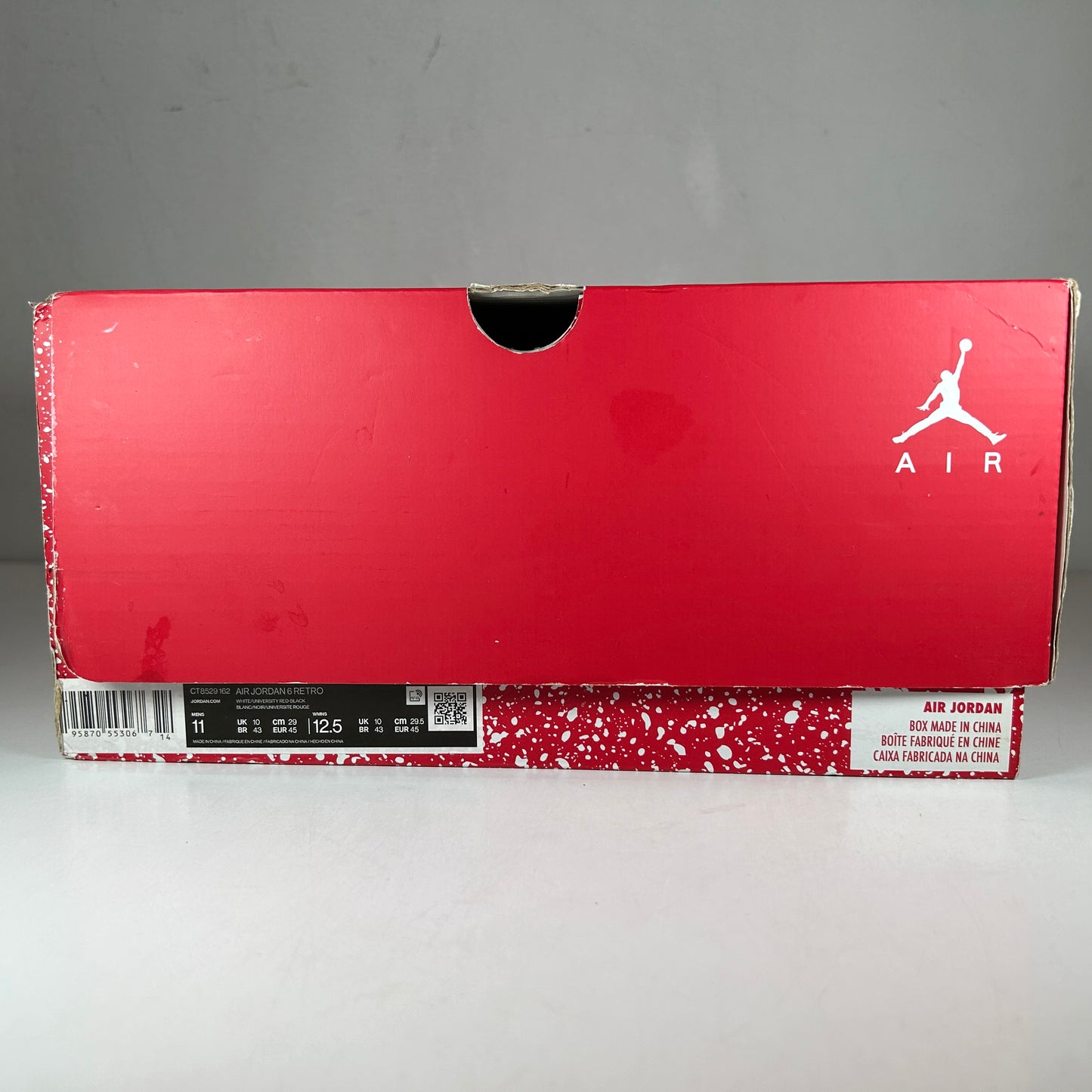 CT8529 162 Jordan 6 Retro Rojo Oreo