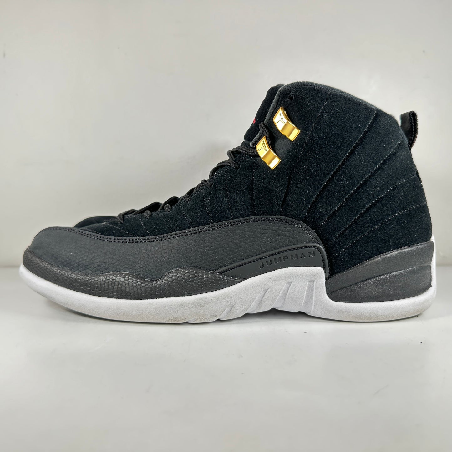 130690 017 Jordan 12 Retro Reverse Taxi [USED] - 11 M (Used) (Replace Box)