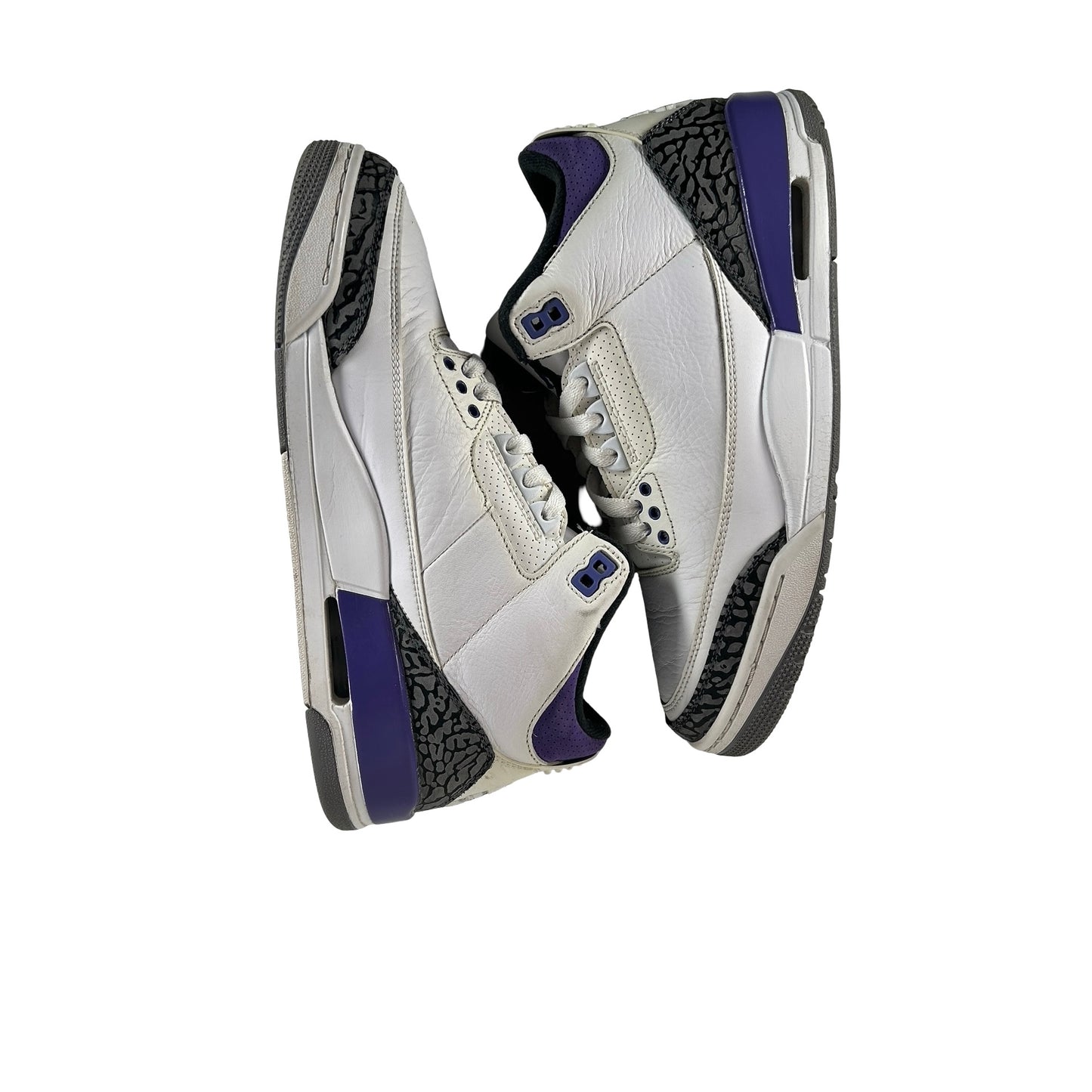 CT8532 105 Jordan 3 Retro Dark Iris [USED] - 8.5 M (Used2) (No Box2)