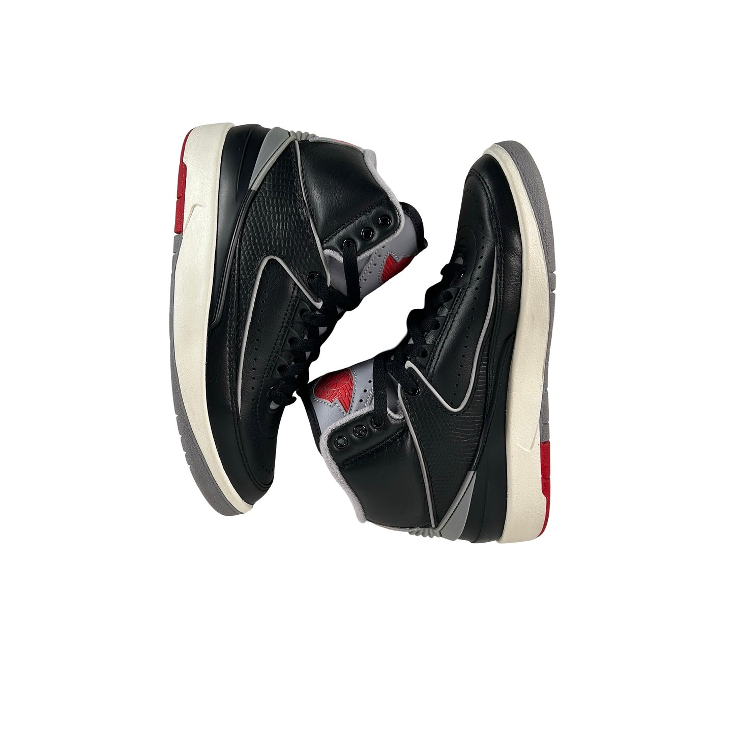 DQ8562 001 Jordan 2 Retro Black Cement (GS) [USED] - 4 Y (Used) (No Box)