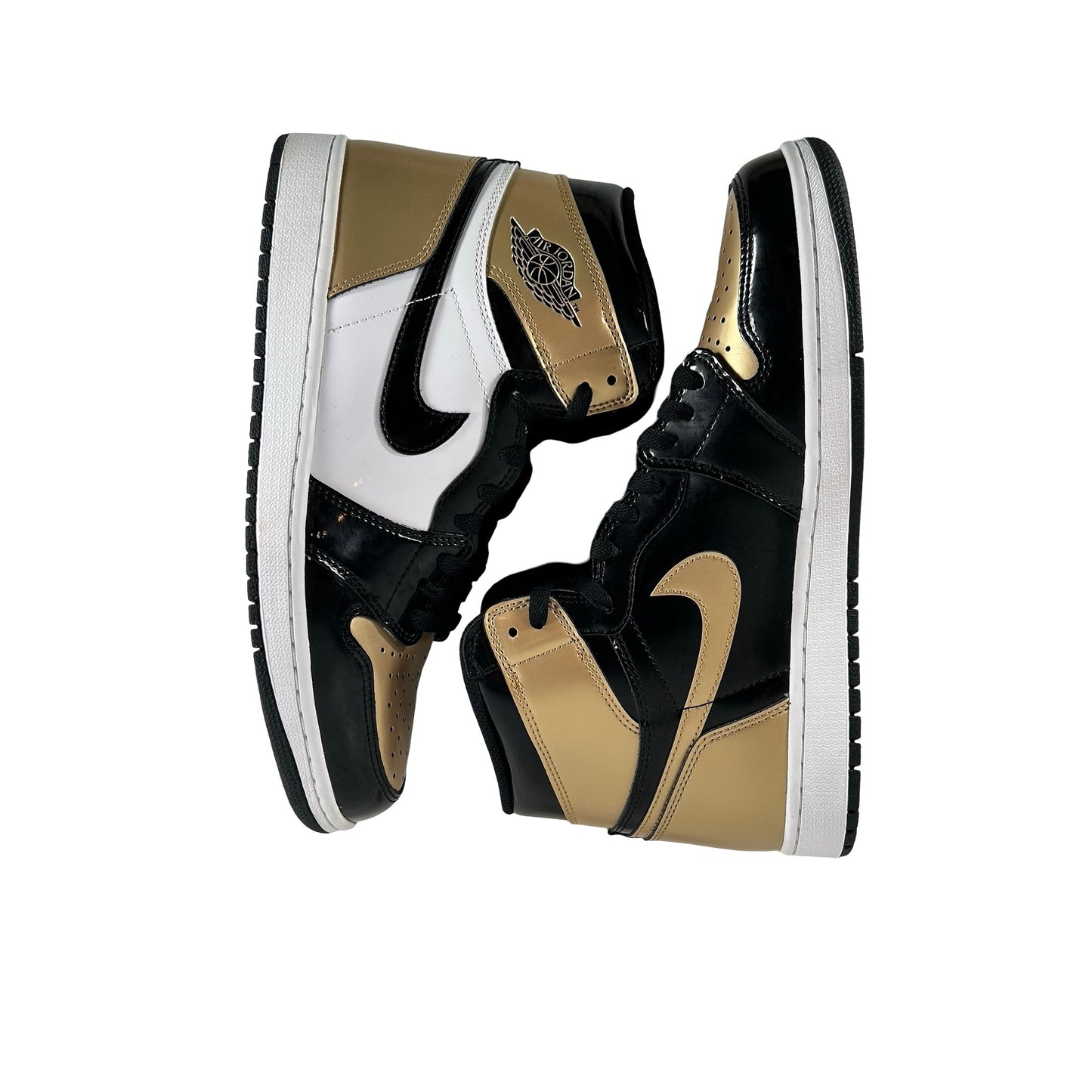 861428 007 Jordan 1 Retro High NRG Patent Gold Toe [USED] - 11 M (Used4)