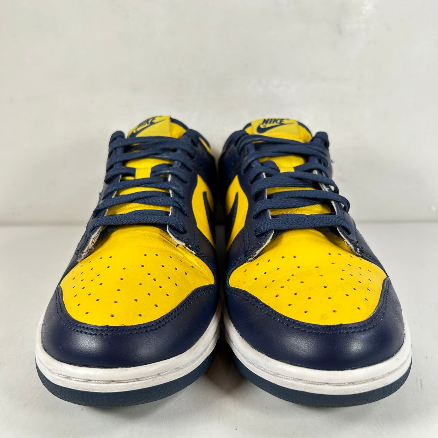 DD1391 700 Nike Dunk Low Michigan (2021) [USED] - 9 M (Used) (No Box)