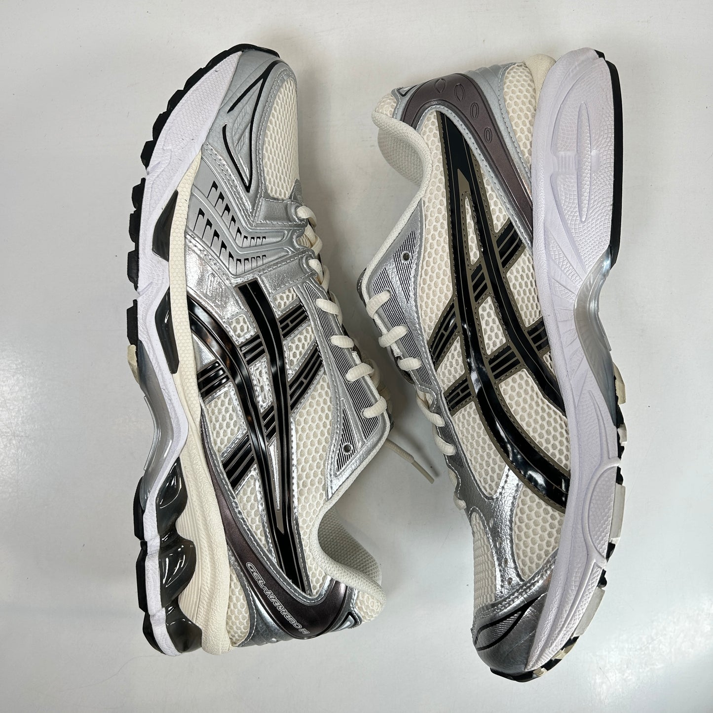 1201A019 108 ASICS Gel-Kayano 14 Cream Black Metallic Plum [USED] - 11.5 M (Used2)