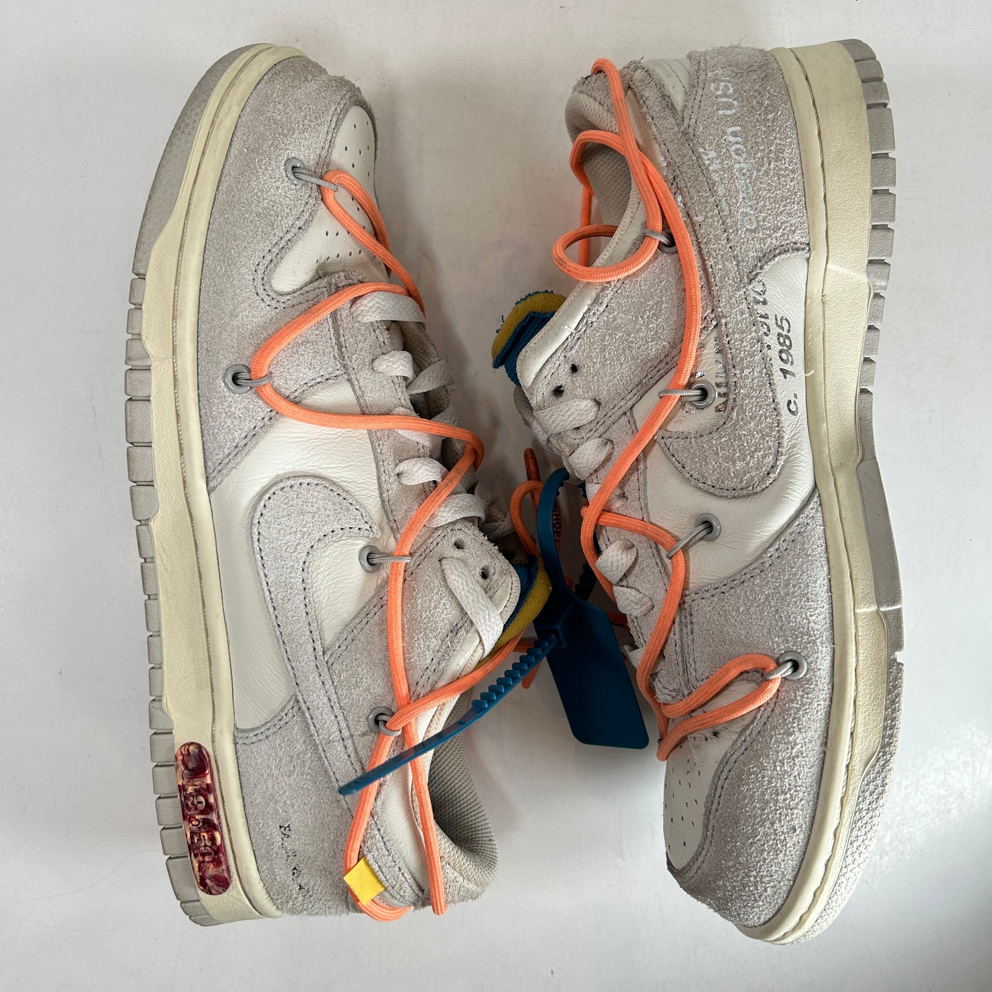 DJ0950 119 Nike Dunk Low Off-White Lot 19 [USED] - 8.5 M (Used)