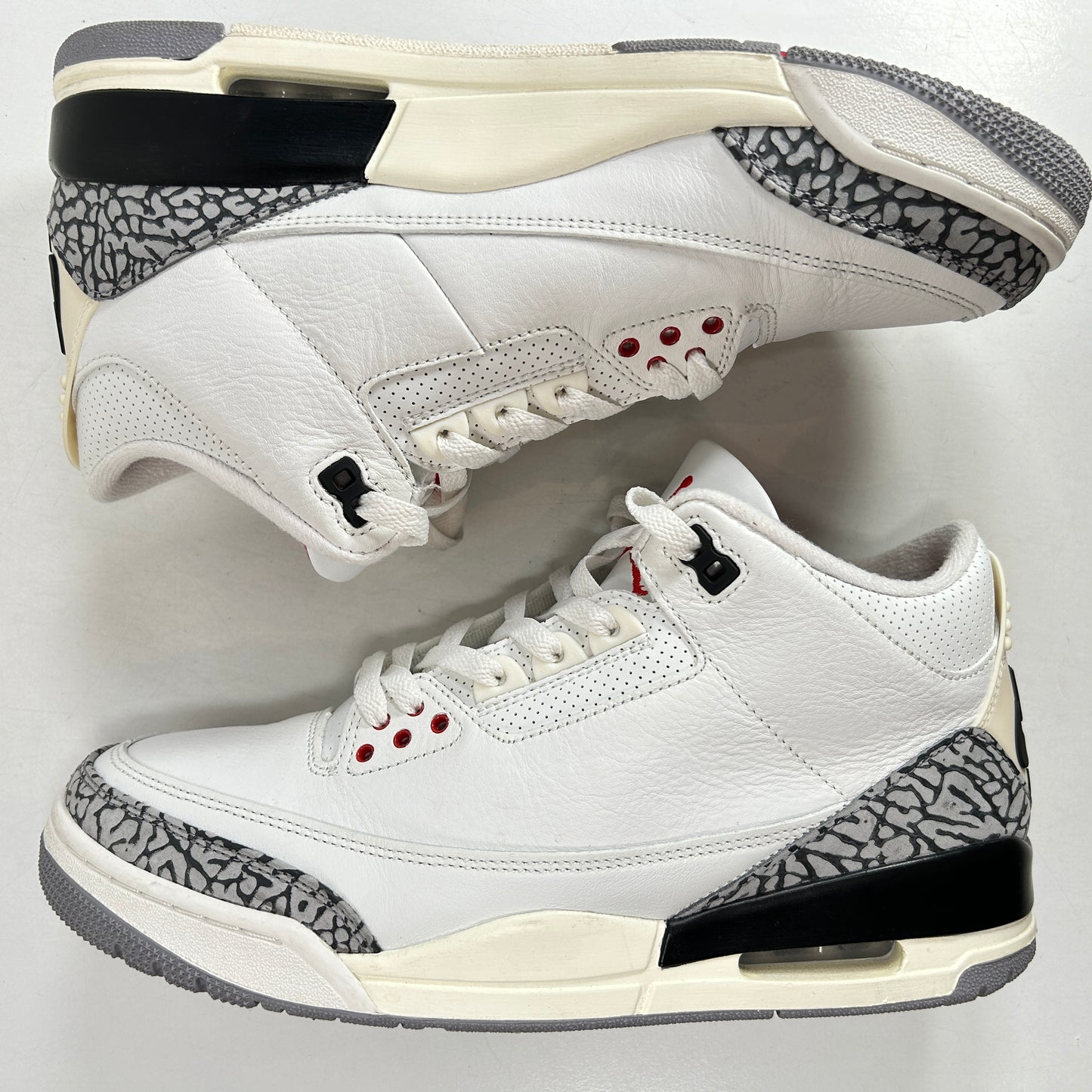 DN3707 100 Jordan 3 Retro White Cement Reimagined [USED] - 10 M (Used5)