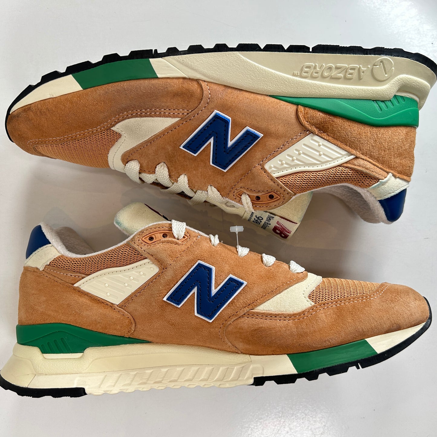 U998OB New Balance 998 MiUSA Teddy Santis Orange Royal [USED] - 11 M (VNDS)