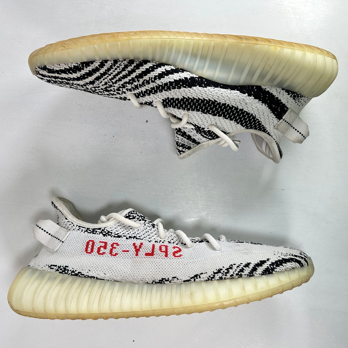 CP9654 Yeezy 350 V2 Zebra [USED] - 10 M (Used) (No Box)