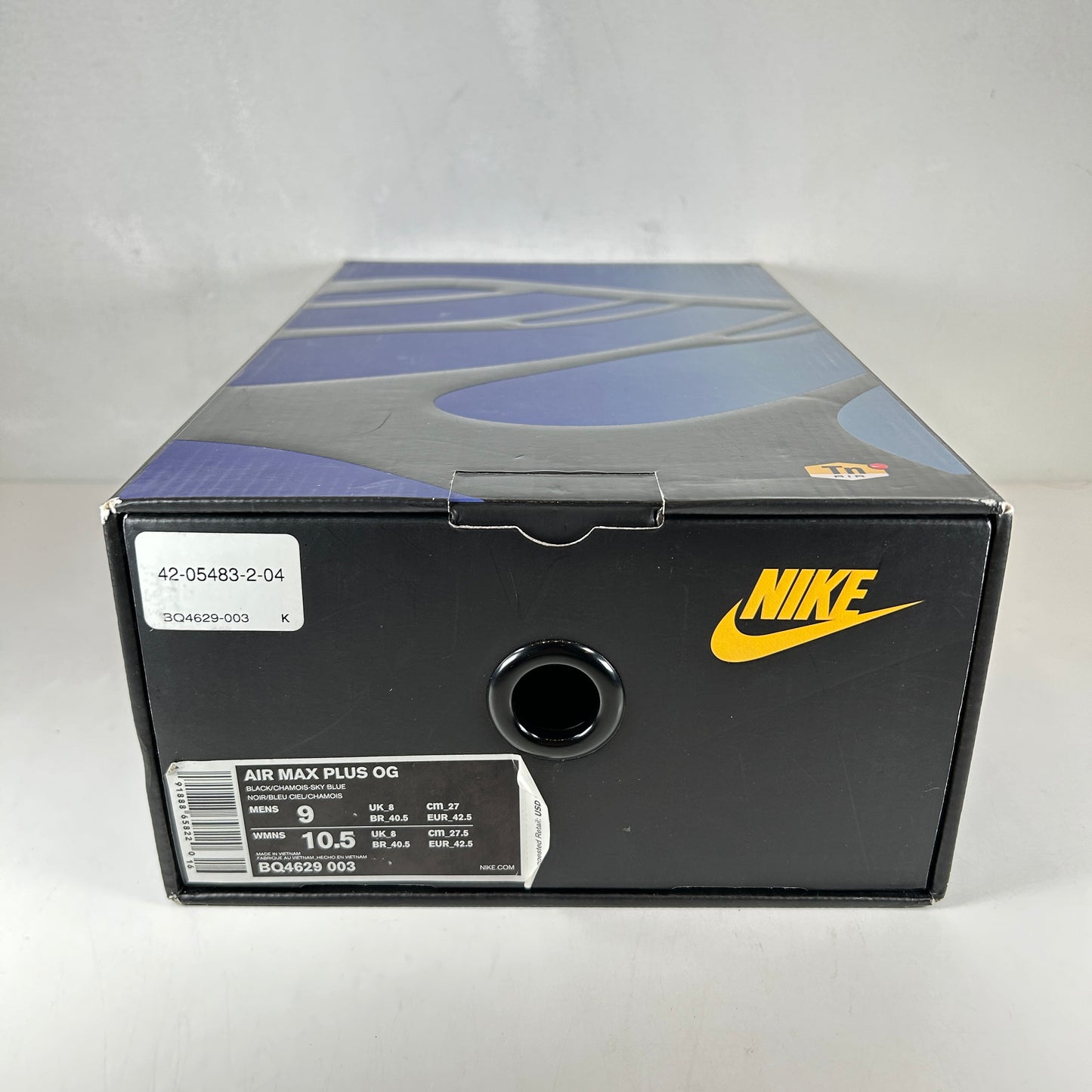 BQ4629 003 Nike Air Max Plus OG Hyper Blue (2018) [USED] - 9 M (Used)