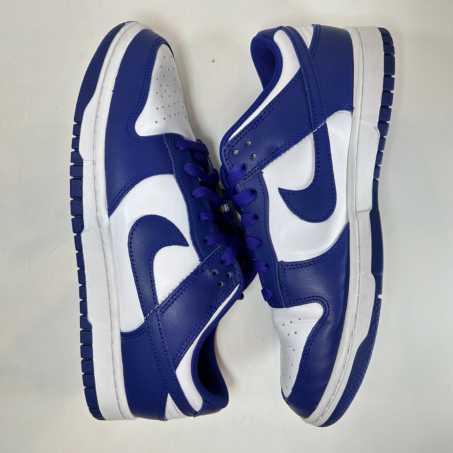DV0833 103 Nike Dunk Low Concord [USED] - 8 M (Used) (No Box)