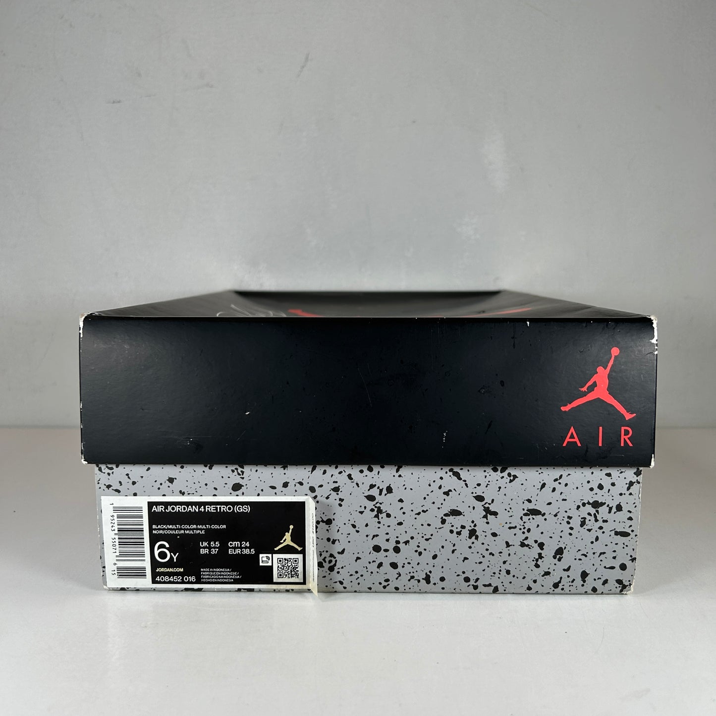 408452 016 Jordan 4 Retro Red Thunder (GS) [USED] - 6 Y (Used)