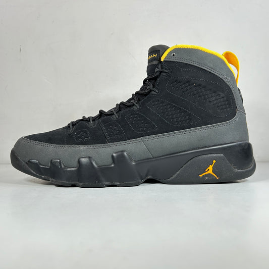 CT8019 070 Jordan 9 Retro Dark Charcoal University Gold [USED] - 10 M (Used2)